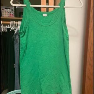 T’la Green Basic Tank Size Medium EUC